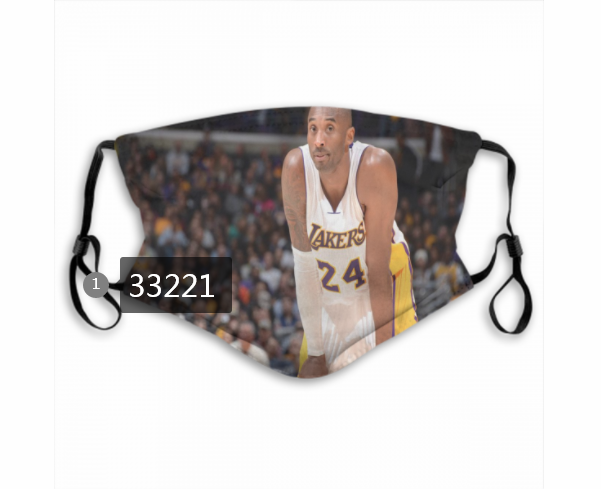 2021 NBA Los Angeles Lakers #24 kobe bryant 33221 Dust mask with filter